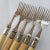 Early 20th Century English Sheffield Epns A1 Silverplate Five Forks Floral Design - Set of 5 For Sale - Image 10 of 11