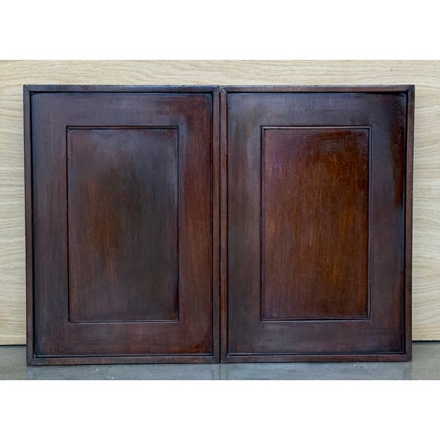 Mid Century Modern Italian Foldable Valet in Mahogany with Hanger For Sale - Image 17 of 18