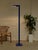 Vintage Italian Blue Painted Minimalist Floor Lamp For Sale - Image 9 of 9