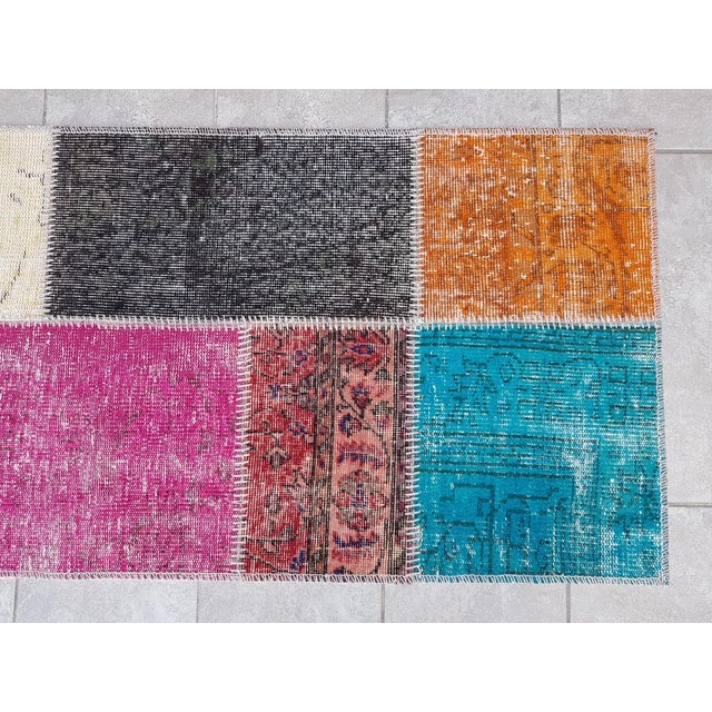 Bohemian Handknotted Vintage Runner For Sale - Image 10 of 10