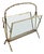 1940s Brass and faux bamboo magazine rack by Maison Baguès For Sale