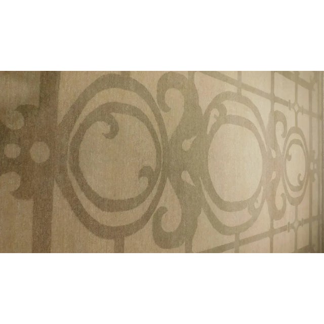 2000 - 2009 Contemporary Genuine Hand Knotted Rug - 9'x 11'10" For Sale - Image 5 of 9