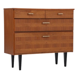 Vintage Walnut Shoe Cabinet, 1960s For Sale