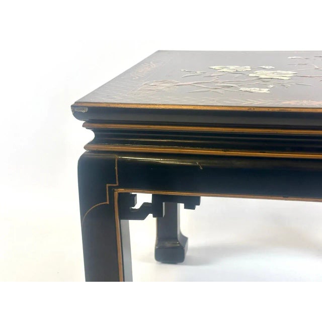 Chinese Laquered Coffee Table, 1950s For Sale - Image 11 of 15