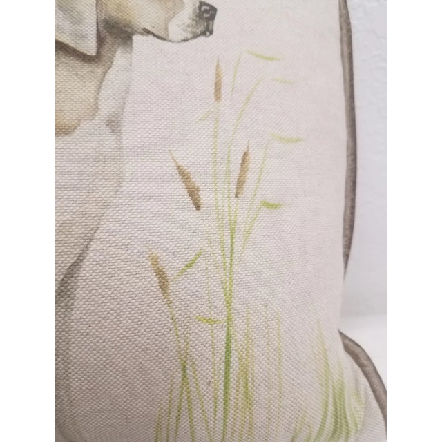 Bolster Pillow of Dog - Made in Wales For Sale - Image 9 of 11