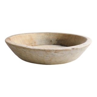 Antique Distressed Dough Bowl For Sale