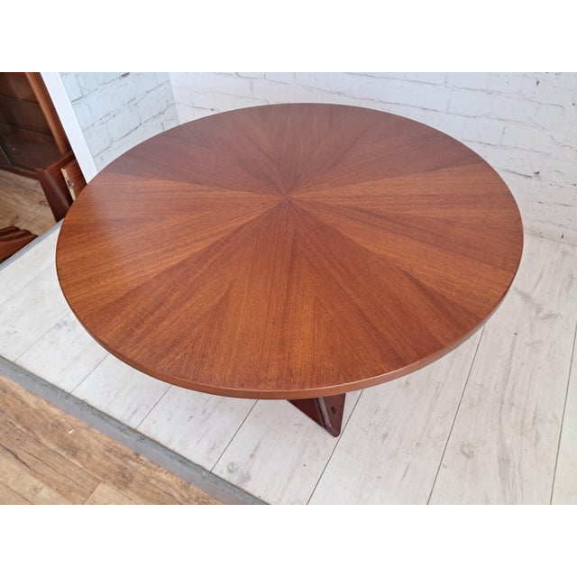 Mid-Century Modern Danish Sunburst Coffee Table by Soren Georg Jensen for Kubus, 1960s For Sale - Image 11 of 13