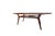 An elegant and very well-proportioned Danish coffee table in teak and walnut, made by Vamdrup Stolefabrik in Denmark. The...