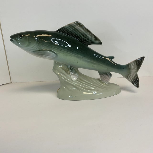 Vintage Home is pleased to present this gorgeous Royal Dux Czechoslovakian Porcelain Fish. The Trout is mounted on a...
