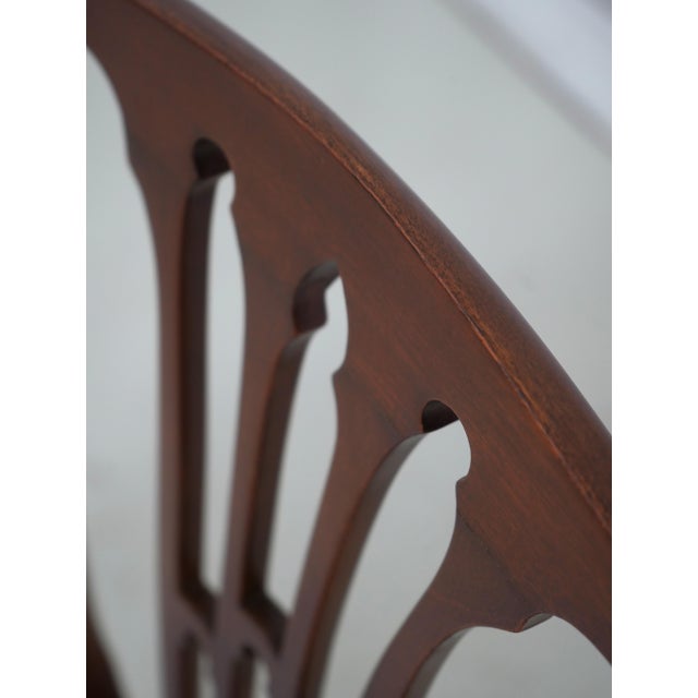Wood Set of 6 Kittinger Old Dominion Mahogany Dining Chairs For Sale - Image 7 of 18