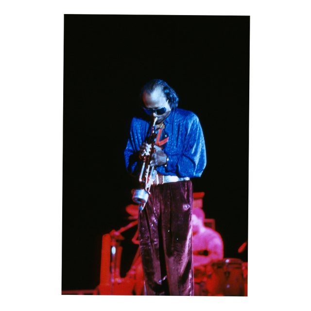 Miles Davis, The Great Jazz Trumpet Player, 1989, Photograph For Sale