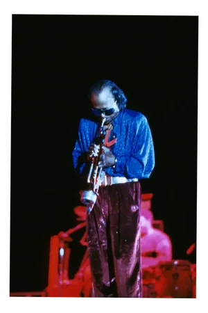 Miles Davis, The Great Jazz Trumpet Player, 1989, Photograph