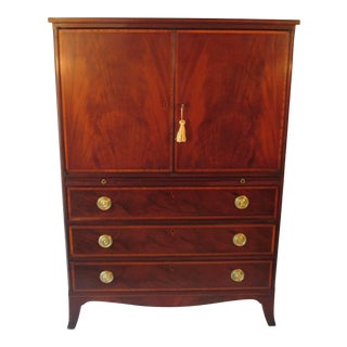 1940s Beacon Hill Collection Man's Tall Chest For Sale