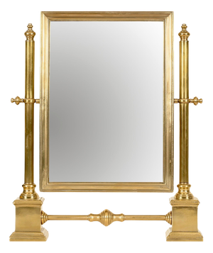 Italian Adjustable Vanity Mirror in Brass by Gio Ponti, 1950s