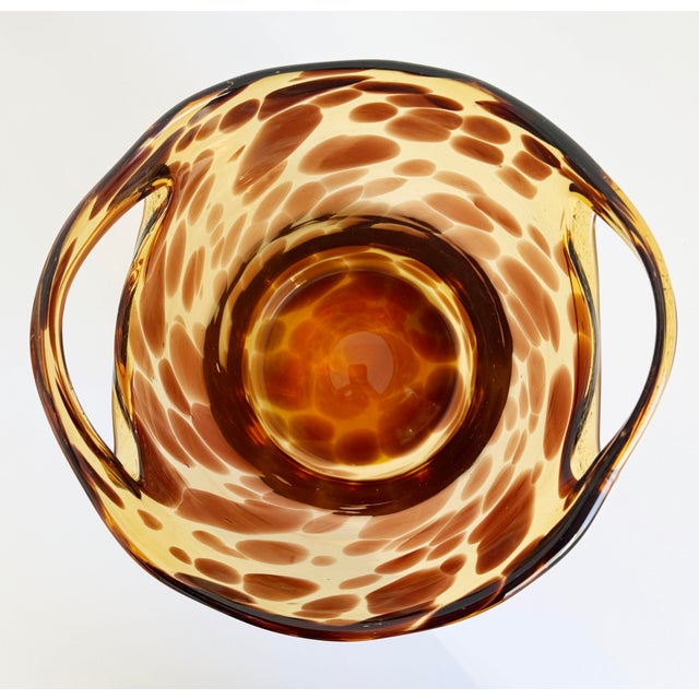 1950s 1950s Christian Dior Empoli Tortoise Glass Bottle Chiller For Sale - Image 5 of 11