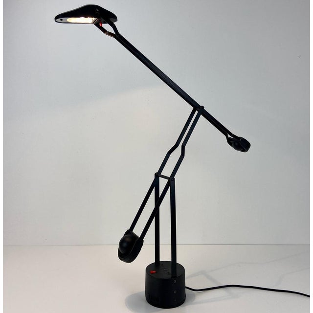 Stilpast Counterweight Halogen Desk Lamp, Italy, 1980s, in Very Good conditions. Designed 1980 to 1989 This piece has an...