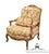 HIGH END Louis XV French Provincial Accent Bergere Arm Chair Believed to be from Sherrill Furniture 41" High 35.5" Wide...