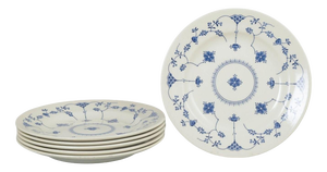 Vintage Salad Plates in Faience, 1970s, Set of 6