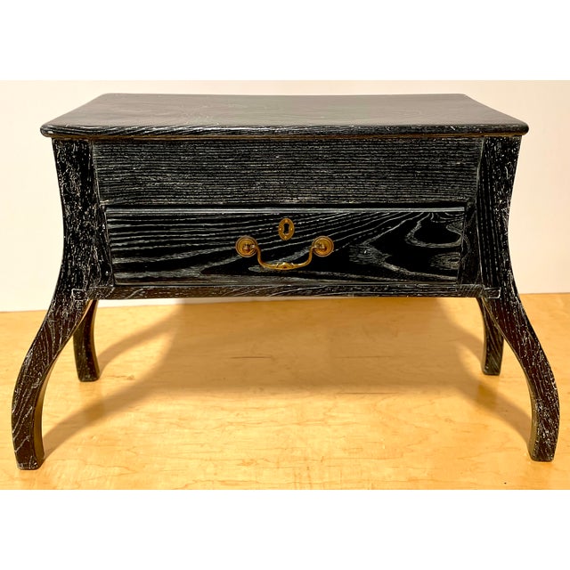 Late 19th Century Cerusé Oak English Hall Bench For Sale In San Francisco - Image 6 of 12