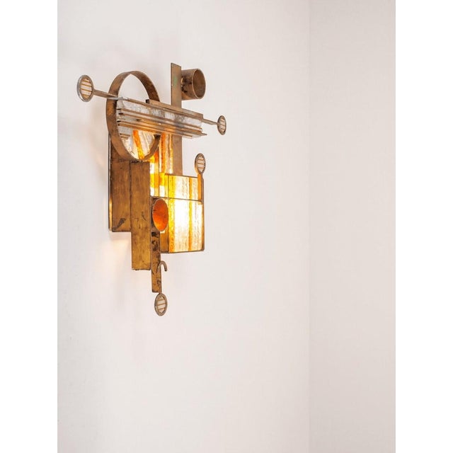 Brutalist Wall Sconce by Albano Poli for Poliarte, Italy, 1970s For Sale - Image 15 of 15