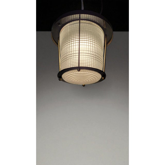 Holophane Vintage Holophane Lantern, 1970s For Sale - Image 4 of 8