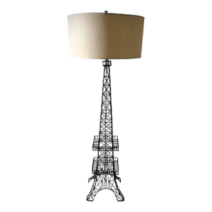 1980s Eiffel Tower Style Metal Floor Lamp