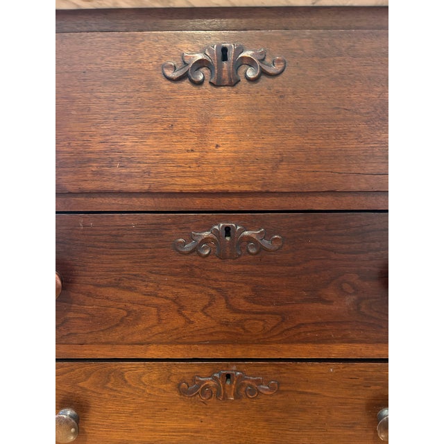 Early 20th Century Early 20th Century Small Mahogany Chest For Sale - Image 5 of 7