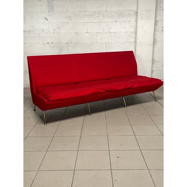 Italian Fabric Sofa, 1960s For Sale - Image 11 of 18