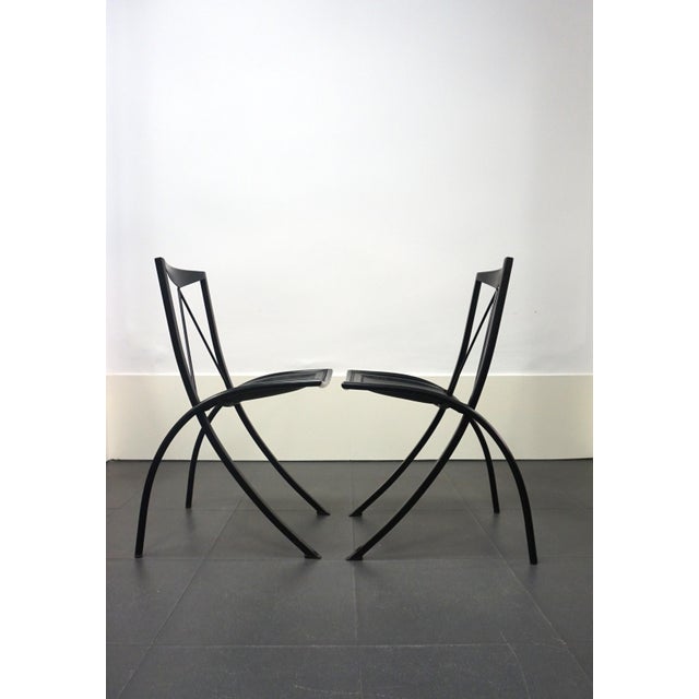 A set of four Italian chairs named "Bella" by Giorgio Cattelan, who founded Cattelan Italia alongside his wife Silvia;...
