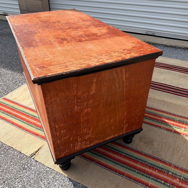 Antique Paint Decorated Blanket Chest, Attributed to Manheim, Lancaster County, Pennsylvania, Circa 1860s Found in the...