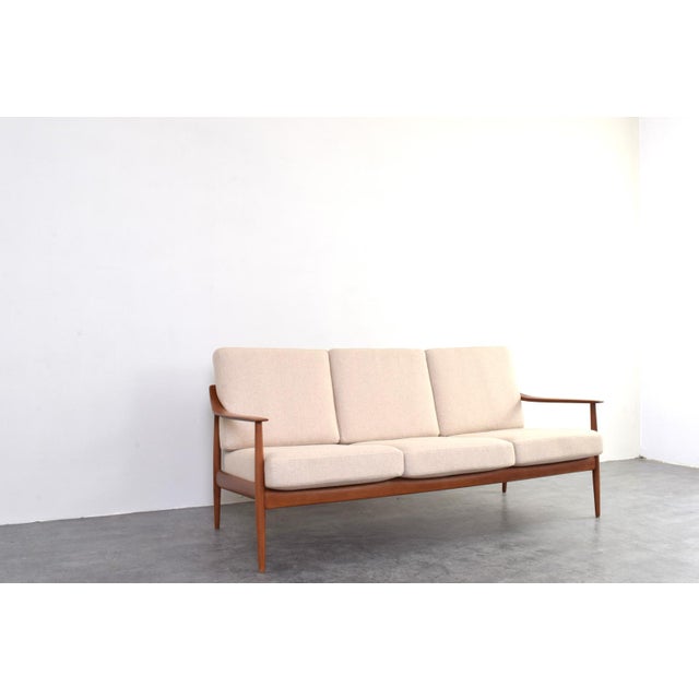 Mid-Century Modern Teak Sofa by Walter Knoll for Knoll Antimott, 1960s For Sale - Image 9 of 16