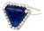 Natural Sapphire Diamond Ring 6.5 14k W Gold 5.84 TCW Certified For Sale