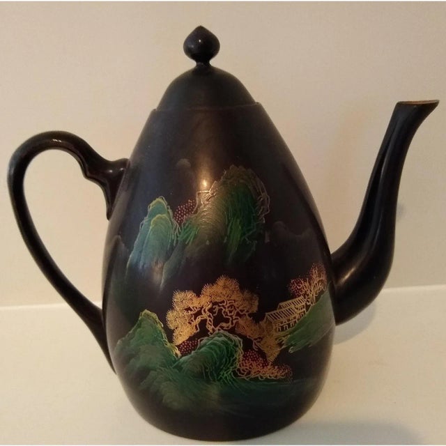 Vintage Far East Lacquer Set For Sale - Image 11 of 13