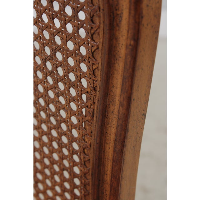 Set of 8 Auffray & Co French Style Cane Back Dining Chairs For Sale - Image 15 of 18