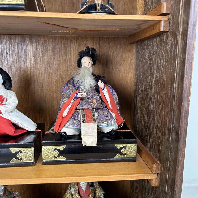 Meiji Era Traditional Hina Matsuri Doll Set, Japan, 1890s For Sale - Image 12 of 18