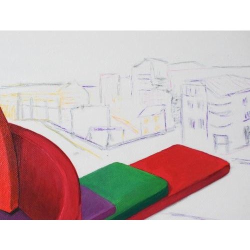 María Magán Lampón, Cityscape, 2026, Acrylic For Sale - Image 6 of 13