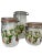 Glass Vintage French Arc Strawberry Canister Set For Sale - Image 7 of 7