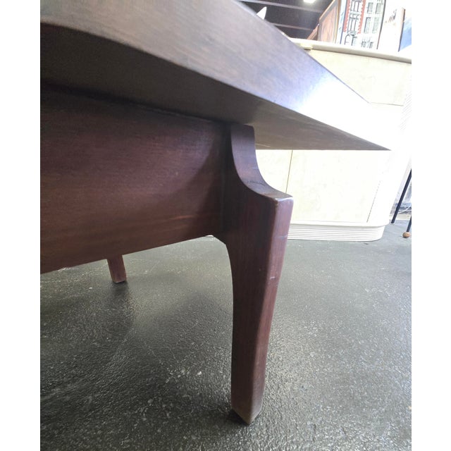 Wood Mid-Century Modern Long Wooden Coffee Table by Jens Rison For Sale - Image 7 of 8