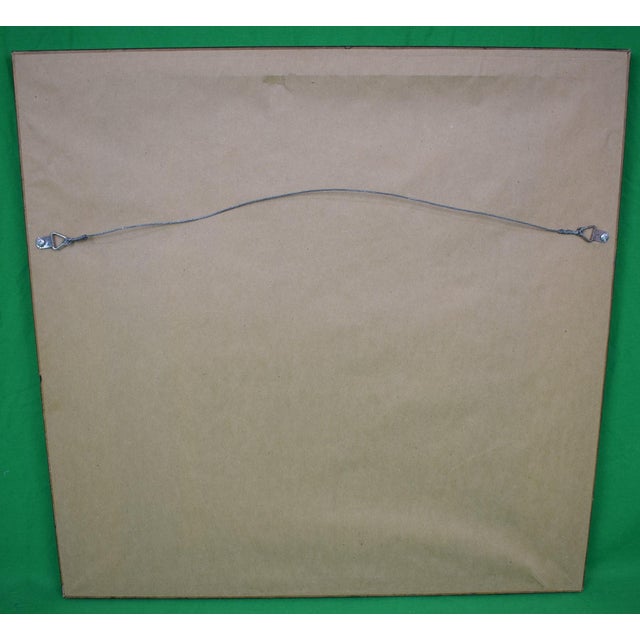 Board Sz: 17 3/8"H x 17 1/2"W Frame Sz: 19 3/4"H x 21"W Dating from 1946, the game was made in England by Castell Brothers...