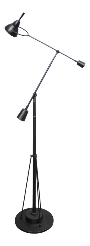 Architectural Counter Balance Counterpoise Floor Lamp in the Style of Édouard-Wilfred Buquet