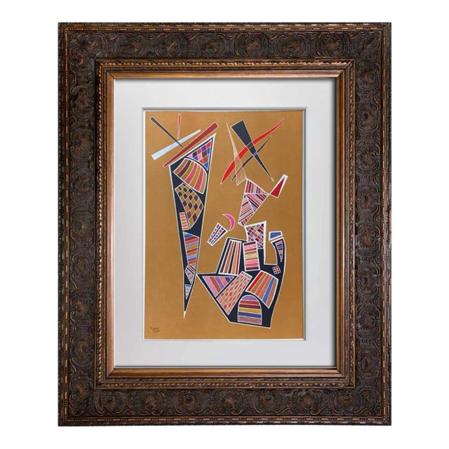 Wassily Kandinsky Limited Edition Lithograph No. 167 W/Frame Included For Sale