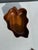Brown Vintage Teak Oak Leaf Salad Bowl With Tongs For Sale - Image 8 of 11