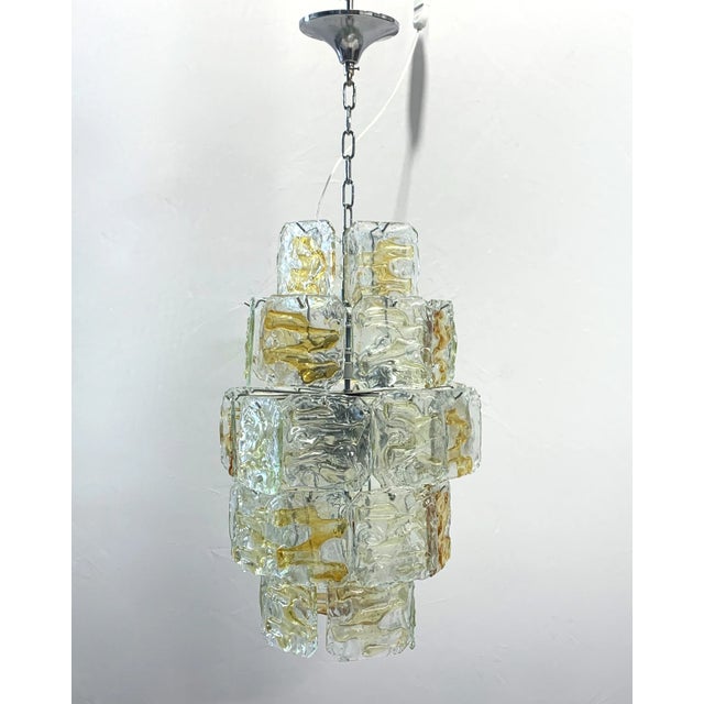 Murano Plate Chandelier from Murrina, 1970s For Sale - Image 6 of 7