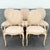 This elegant set of five French Provincial dining chairs showcases timeless craftsmanship and romantic Old World charm....