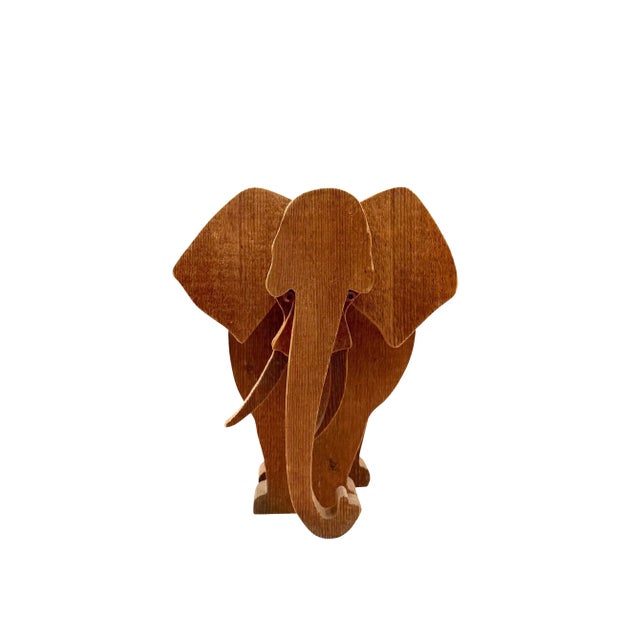 Bottega Michelangeli, Elephant Wood Sculpture, Orvieto Italy 1970s For Sale - Image 4 of 17