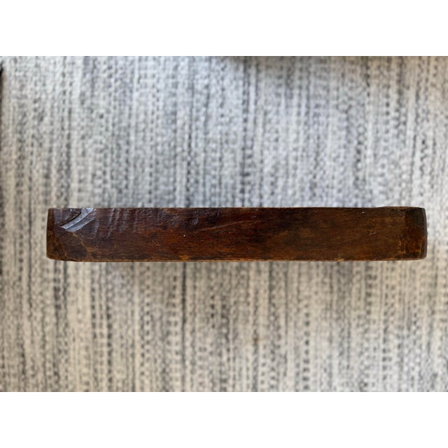 Brown Vintage Wood Mancala Board For Sale - Image 8 of 9