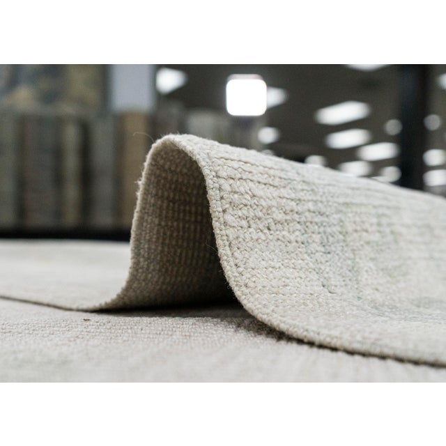 Textile Turkish Oushak Rug 9'2" x 12'3" #20310 For Sale - Image 7 of 8