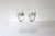 Glass Two Vintage Perrier Jouet Painted Champagne Glasses, Pair of Flutes, French Glassware For Sale - Image 7 of 8