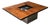 Burl Wood Coffee Table with Bar by Paul Michel for Roche Bobois, 1980s For Sale
