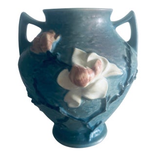 1940s Roseville Magnolia Vase For Sale
